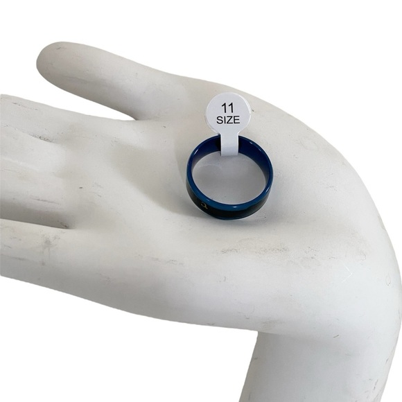 Men’s Celsius Body Temperature Blue and Black Ring Size 11 - Picture 5 of 15